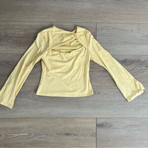 Elegant Yellow Women's Top